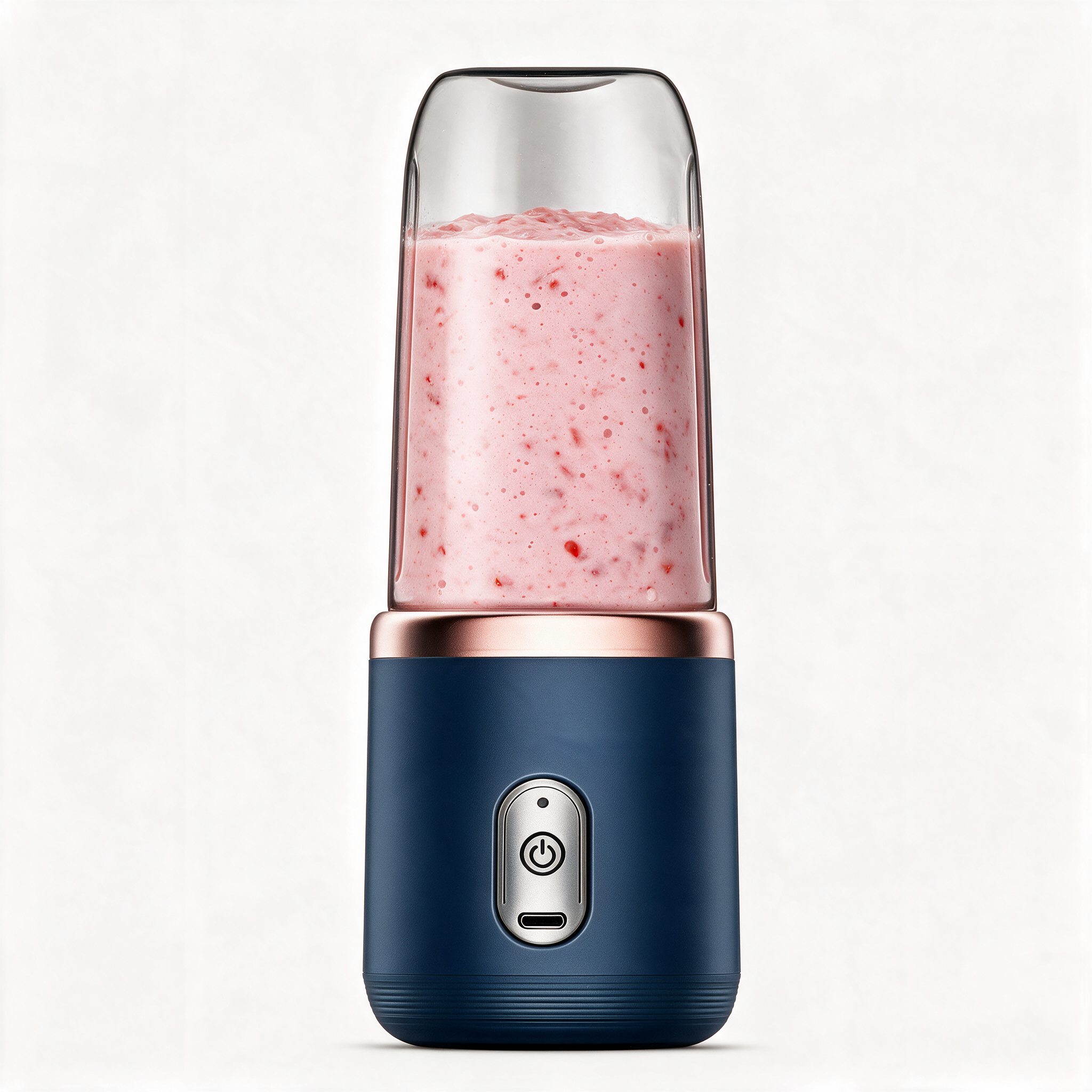 Portable Blender with 6 Blades, USB-Rechargeable Smoothie Cup